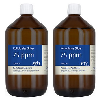 Kolloidales Silber (Silberwasser) 75 ppm