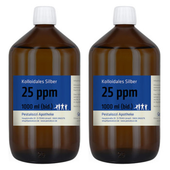 Kolloidales Silber bidest. (Silberwasser) 25 ppm